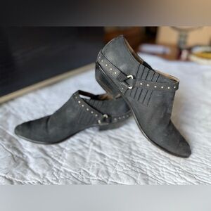 Gianni Bravo Made in Italy Studded Harness Mule Boots | EU 38 US 7.5